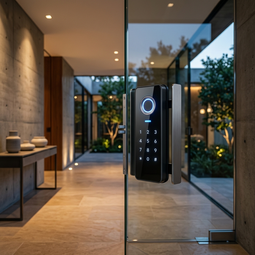 Premium Biometric Glass Lock